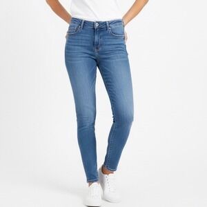 American Eagle Outfitters Womens Size 12 Mid Rise Jegging Jeans Blue Stretch